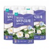 모나리자 보타닉포레 3겹 27M 30롤 3개 총90롤 천연펄프 화장지 휴지 두루마리화장지