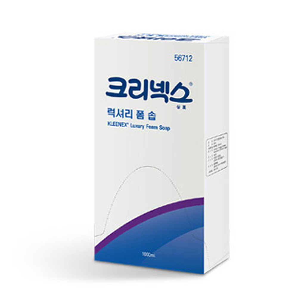 크리넥스 럭셔리 폼 솝 1000ml (유한킴벌리 거품비누액) / 전용용기 56712