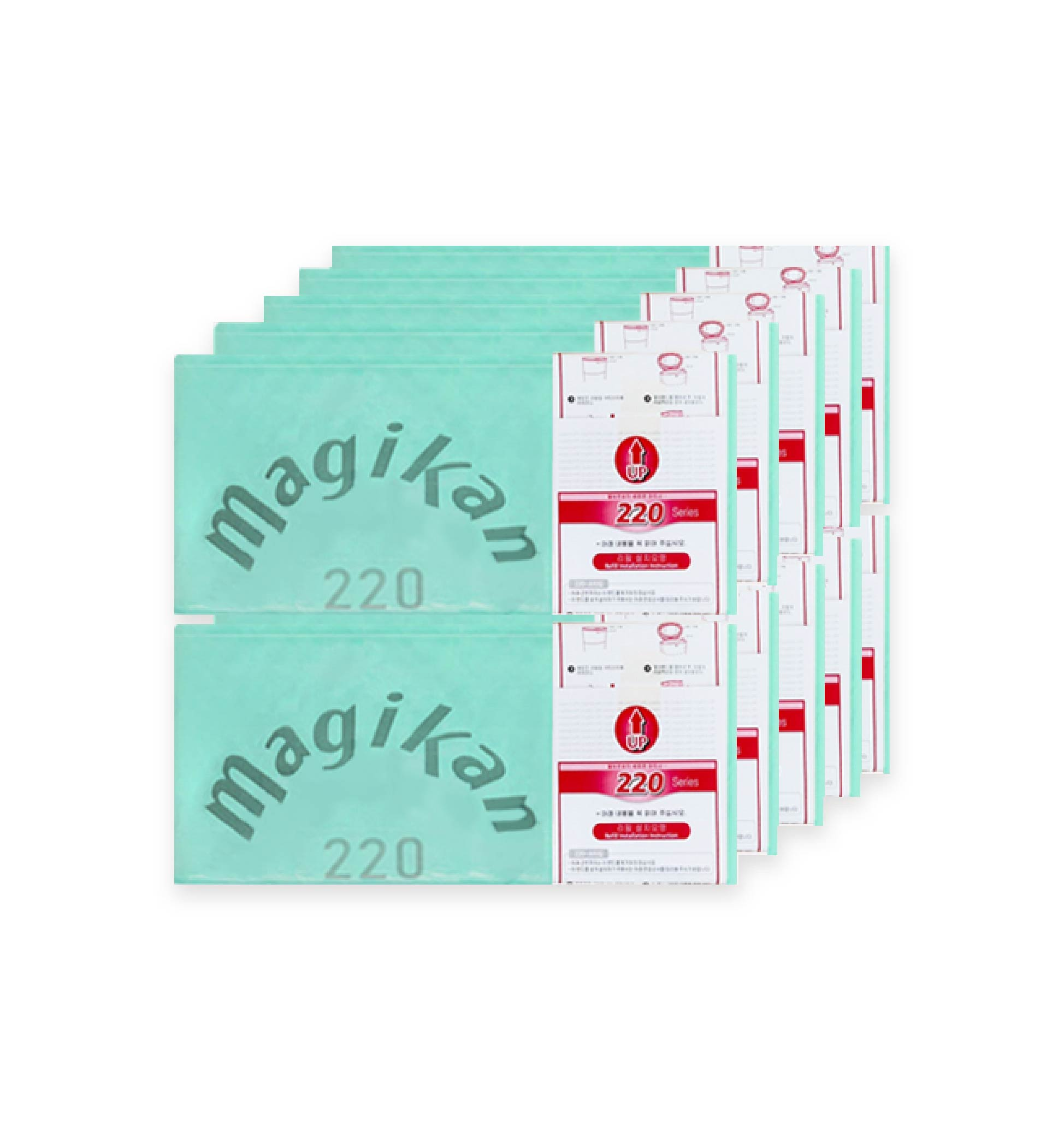 화장실 휴지통 매직캔 휴지통 쓰레기통 리필봉투 연속비닐